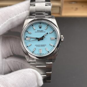 Oyster Perpetual 126000 3 1:1 Best Edition 904L Steel Tiffany Blue Dial DD3230 Movement