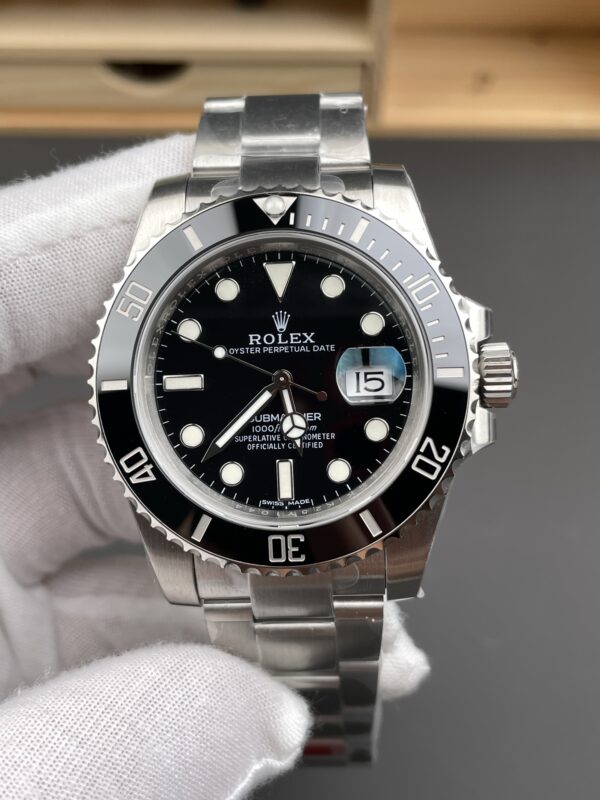 Submariner 116610 LN Black Ceramic 1:1 Best Edition 904L Steel on SS Bracelet DD3135
