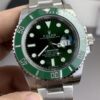 Submariner 116610 LV Green Ceramic 1:1 Best Edition 904L Steel on SS Bracelet DD3135