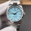 Oyster Perpetual 126000 3 1:1 Best Edition 904L Steel Tiffany Blue Dial DD3230 Movement