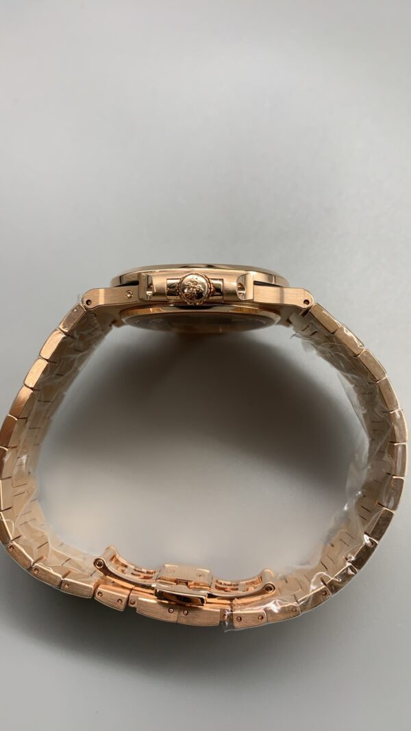 Patek Philippe Nautilus 5712 RG  1:1 Best Edition Brown Dial on RG Bracelet 240 Movement Super Clone