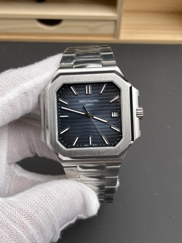 wsxc1774204503388_0.jpg Patek Philippe Cubitus 5821 SS Best Edition bule Dial on SS Bracelet 330Movement Super Clone