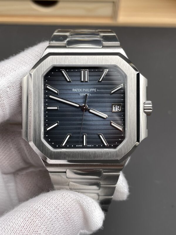wsxc1774204503388_2.jpg Patek Philippe Cubitus 5821 SS Best Edition bule Dial on SS Bracelet 330Movement Super Clone