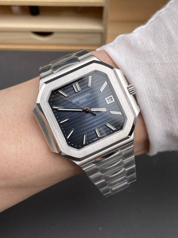 wsxc1774204503388_8.jpg Patek Philippe Cubitus 5821 SS Best Edition bule Dial on SS Bracelet 330Movement Super Clone