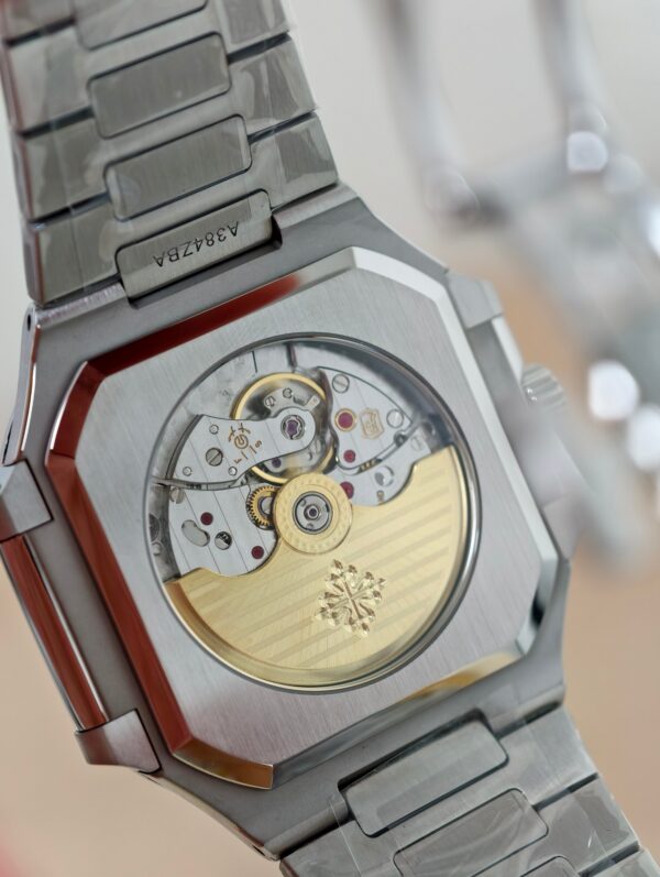 Patek Philippe Cubitus 5821 SS Best EditionGreen Dial on SS Bracelet 330Movement Super Clone