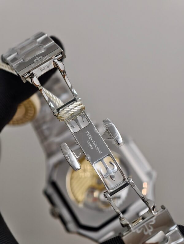 Patek Philippe Cubitus 5821 SS Best EditionGreen Dial on SS Bracelet 330Movement Super Clone