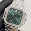 Patek Philippe Cubitus 5821 SS Best EditionGreen Dial on SS Bracelet 330Movement Super Clone