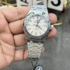Audemars Piguet  Royal Oak 15400 1:1 Best Edition white Dial on  Bracelet SA3120 Super Clone