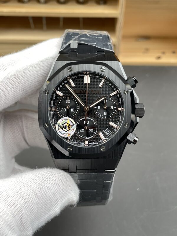 Audemars Piguet Royal Oak Chrono 26240 Black Ceramic  1:1 Best Edition on Ceramic Bracelet SA4401 Super Clone
