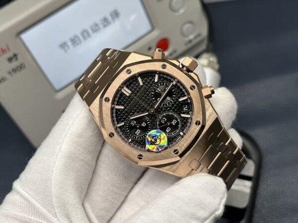 Audemars Piguet Royal Oak Chrono 26240 RG  1:1 Best Edition Green Dial on RG Bracelet 4401 Super Clone
