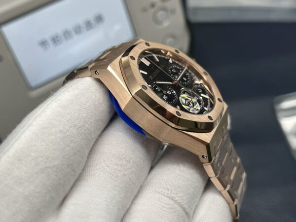 Audemars Piguet Royal Oak Chrono 26240 RG  1:1 Best Edition Green Dial on RG Bracelet 4401 Super Clone