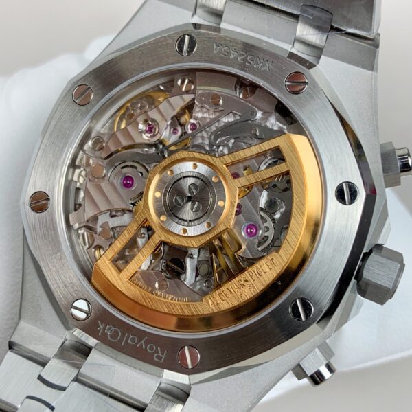 Audemars Piguet Royal Oak Chrono 26240 RG 1:1 Best Edition black Dial on RG Bracelet 4401 Super Clone