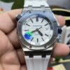 Audemars Piguet Royal Oak Offshore Diver 15710  1:1 Best Edition  whiteDial on white Rubber Strap  SA3120 Super Clone