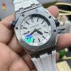 Audemars Piguet Royal Oak Offshore Diver 15710  1:1 Best Edition  whiteDial on white Rubber Strap  SA3120 Super Clone