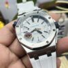 Audemars Piguet Royal Oak Offshore Diver 15710  1:1 Best Edition  whiteDial on white Rubber Strap  SA3120 Super Clone