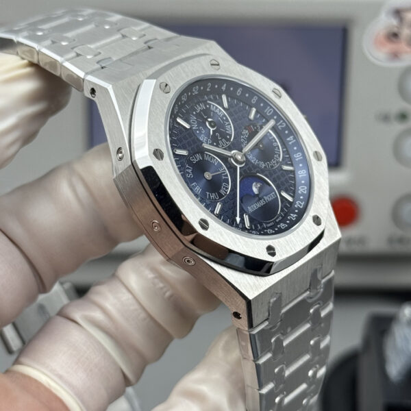 Audemars Piguet Royal Oak 41mm Perpetual Calendar 26574 SS 1:1 Best Editio Blue Dial on SS Bracelet A5134