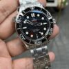 Omega Seamaster Diver 300M  1:1 Best Edition Black Ceramic Black Dial on SS Bracelet 8800 Super Clone