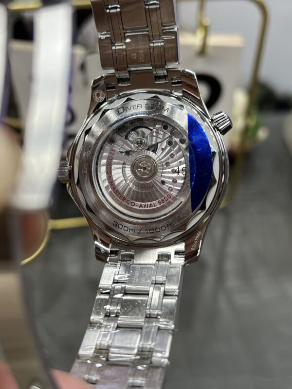 Omega Seamaster Diver 300M  1:1 Best Edition Black Ceramic Black Dial on SS Bracelet 8800 Super Clone