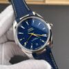 Omega Aqua Terra 41mm  1:1 Best Edition Summer Blue Dial on Blue Rubber Strap A8900 Super Clone