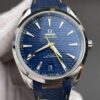 Omega Aqua Terra 41mm  1:1 Best Edition Summer Blue Dial on Blue Rubber Strap A8900 Super Clone