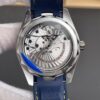 Omega Aqua Terra 41mm  1:1 Best Edition Summer Blue Dial on Blue Rubber Strap A8900 Super Clone