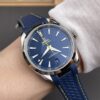 Omega Aqua Terra 41mm  1:1 Best Edition Summer Blue Dial on Blue Rubber Strap A8900 Super Clone