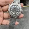 Omega Seamaster 300M Diver SS  1:1 Best Edition Silver Dial on SS Mesh Bracelet 8806 Super Clone