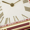Cartier Santos Dumont 31.4mm SS 1:1 Best Edition  gold case  white Dial on red Leather Strap A157