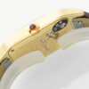 Cartier Santos Dumont 31.4mm SS 1:1 Best Edition  gold case  white Dial on red Leather Strap A157