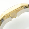 Cartier Santos Dumont 31.4mm SS 1:1 Best Edition  gold case  white Dial on red Leather Strap A157