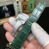 Cartier Santos 40mm SS 1:1 Best Edition Green Dial on SS SmartLinks Leather Strap MIYOTA 9015