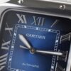 Cartier Santos  40mm SS  1:1 Best Edition Blue Dial on SS SmartLinks Bracelet MIYOTA 9015