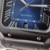 Cartier Santos  40mm SS  1:1 Best Edition Blue Dial on SS SmartLinks Bracelet MIYOTA 9015