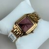 Cartier Panthère Ladies gold 27mm SS/YG  1:1 Best Edition Red Dial on SS/YG Bracelet Ronda Quartz