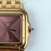 Cartier Panthère Ladies gold 27mm SS/YG  1:1 Best Edition Red Dial on SS/YG Bracelet Ronda Quartz