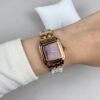Cartier Panthère Ladies gold 27mm SS/YG  1:1 Best Edition Red Dial on SS/YG Bracelet Ronda Quartz