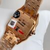 Cartier Panthère Ladies gold 27mm SS/YG  1:1 Best Edition Red Dial on SS/YG Bracelet Ronda Quartz