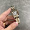 Cartier Panthère Ladies gold 27mm SS/YG  1:1 Best Edition white Dial on SS/YG Bracelet Ronda Quartz