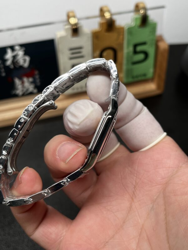 Cartier Panthère Ladies  27mm SS/YG  1:1 Best Edition white Dial on SS/YG Bracelet Ronda Quartz