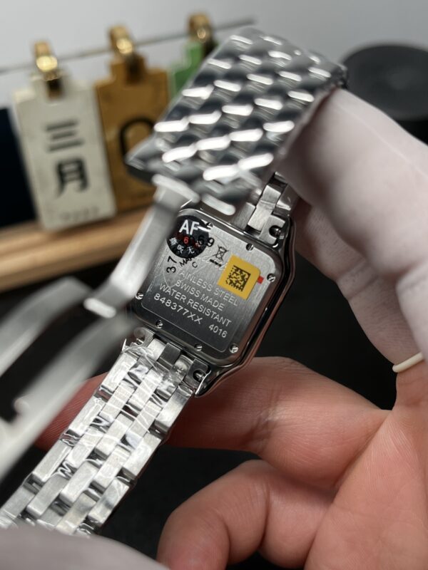 Cartier Panthère Ladies  27mm SS/YG  1:1 Best Edition white Dial on SS/YG Bracelet Ronda Quartz